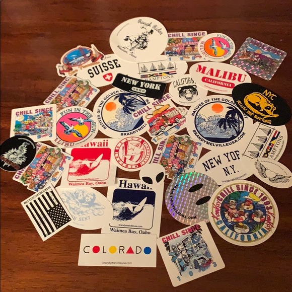 10 Brandy Melville Stickers! - Picture 3 of 4